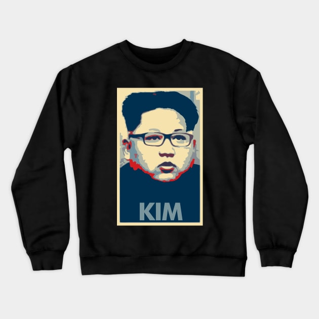 Kim Jong Un Political Parody Crewneck Sweatshirt by ThreadChef